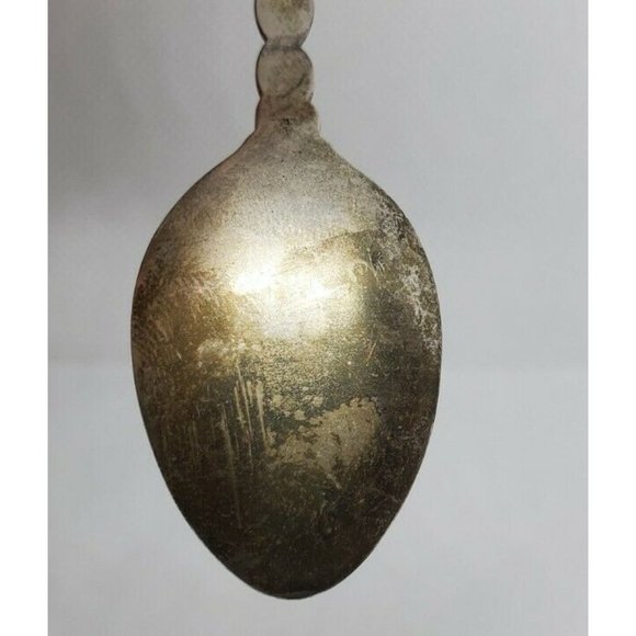 Rare Japan Graphic Vintage Silver Mini Collectible Spoon Home Décor - Picture 9 of 12